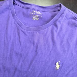 Polo by Ralph Lauren Men's Medium Vibrant Purple Tee